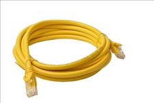 8Ware, Cat6a, UTP, Ethernet, Cable, 3m, SnaglessÂ Yellow, 