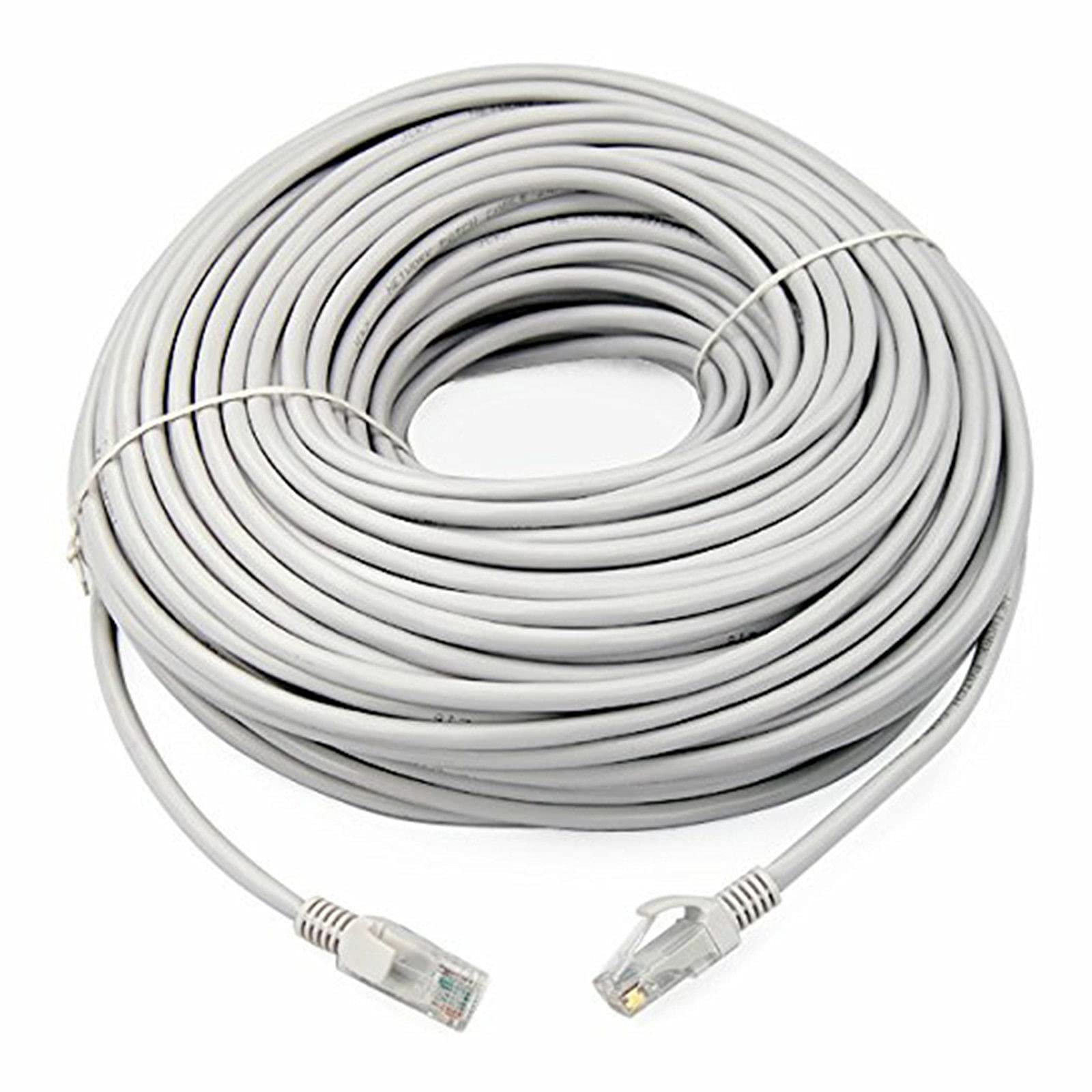 Cables/8ware: 8Ware, Cat6a, UTP, Ethernet, Cable, 50m, SnaglessÂ Grey, 