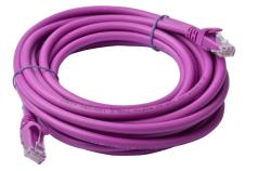 8Ware, Cat6a, UTP, Ethernet, Cable, 5m, SnaglessÂ Purple, 