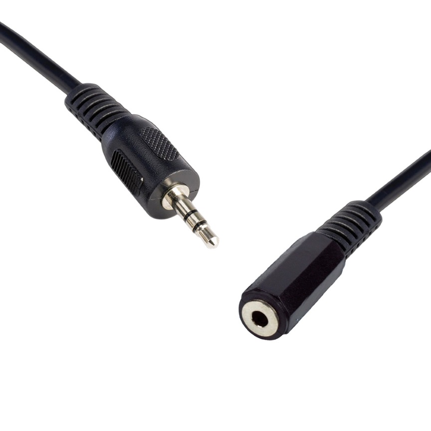 Video Cables/8ware: 8Ware, 3.5, Streo, Male, to, Female, 5m, Speaker/Microphone, Extension, Cable, 