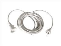 8Ware, 10m, AU, Main, Power, Extension, Cord, Cable, Lead, 240V, 3-Pin, Male, to, Female, Piggy, Back, Plug, 