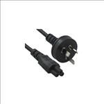 8ware, AU, Power, Lead, Cord, Cable, 1m, 3-Pin, AU, to, ICE, 320-C5, Cloverleaf, Plug, Mickey, Type, Black, Male, to, Female, 240V, 7.5A, 3, co, 
