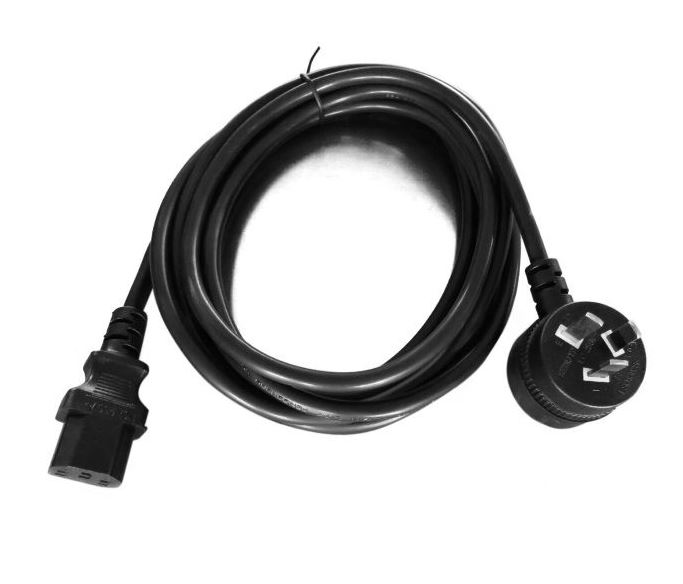 Cables/8ware: 8Ware, AU, Power, Cable, 3m, -, Male, Wall, 240v, PC, to, Female, Power, Socket, 3pin, to, IEC, 320-C13, for, Notebook/AC, Adapter, 