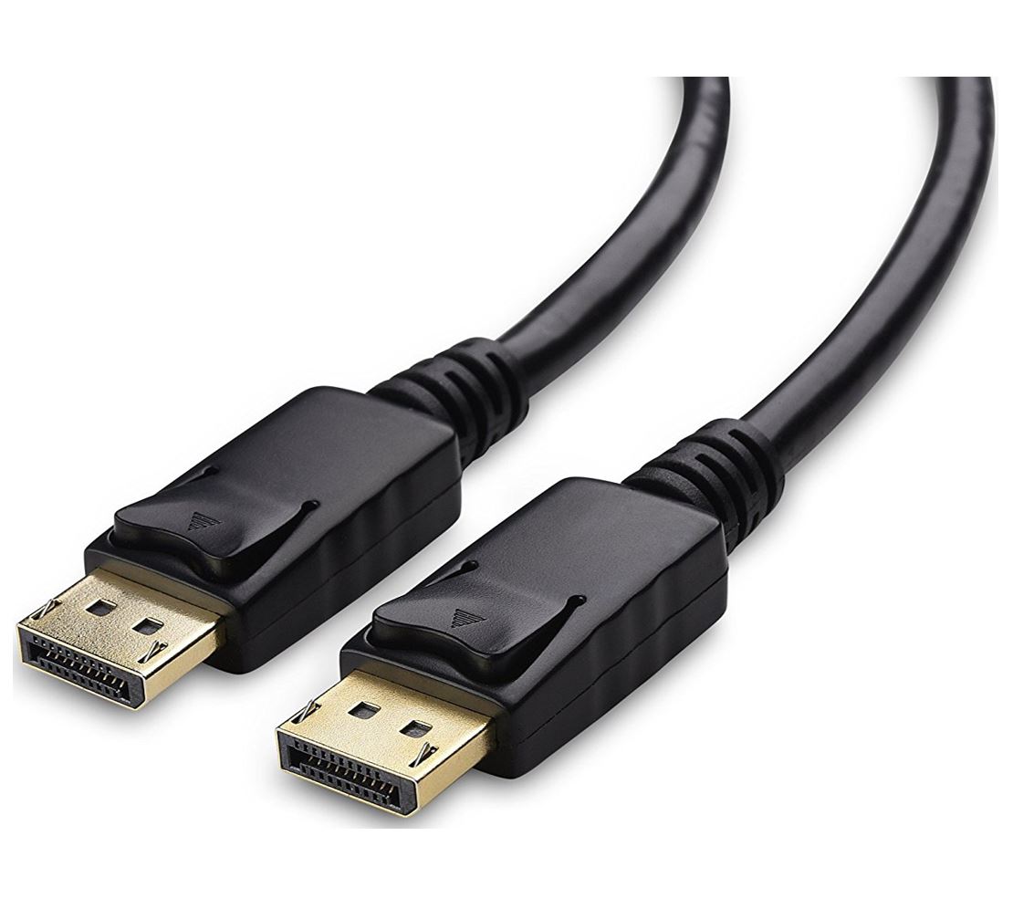 8ware, DisplayPort, DP, Cable, 2m, -, 20, pins, Male, to, Male, 1.2V, 30AWG, Gold, Plated, Assembly, type, Black, PVC, Jacket, RoHS, 
