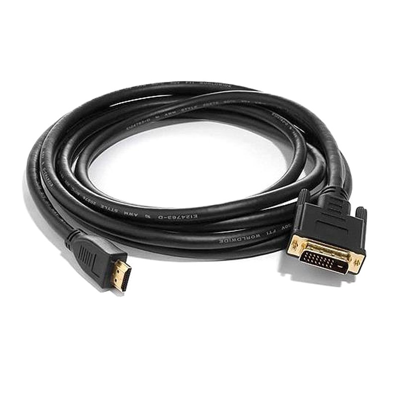 Video Cables/8ware: 8Ware, High, Speed, HDMI, to, DVI-D, Cable, 1.8m, Male, to, Male, -, Blister, Pack, 