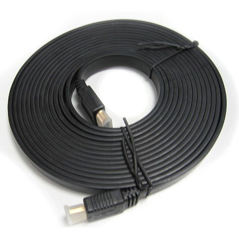 Video Cables/8ware: 8Ware, High, Speed, HDMI, Flat, Cable, 5m, Male, to, Male, 