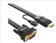 8Ware, HDMI, to, VGA, Converter, Cable, 2m, Male, to, Male, 