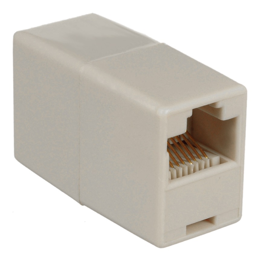 Cables/8ware: 8Ware, RJ45, in, Line, Coupler, -, suitable, for, CAT5e, and, CAT6, Ethernet, cables, 