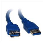 8Ware, USB, 3.0, Cable, 1m, A, to, A, Male, to, Female, Blue, 