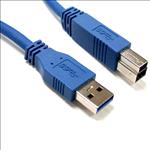 8Ware, USB, 3.0, Cable, 1m, A, to, B, Male, to, Male, Blue, 