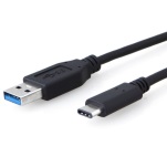 Cables/8ware: 8Ware, USB, 3.1, Cable, 1m, Type-C, to, A, Male, to, Male, Black, 10Gbps, 