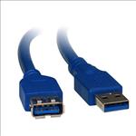 8Ware, USB, 3.0, Extension, Cable, 2m, A, to, A, Male, to, Female, Blue, 