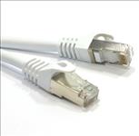 Astrotek, CAT6A, Shielded, Cable, 1m, Grey/White, Color, 10GbE, RJ45, Ethernet, Network, LAN, S/FTP, LSZH, Cord, 26AWG, PVC, Jacket, 