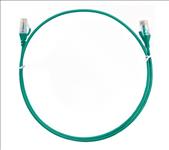 8ware, CAT6, Ultra, Thin, Slim, Cable, 0.25m, /, 25cm, -, Green, Color, Premium, RJ45, Ethernet, Network, LAN, UTP, Patch, Cord, 26AWG, for, D, 