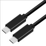 Astrotek, USB, C, cable, Male, to, Male, 3.1v, Gen., 2, support, 10G, Nickle, plating, with, Nylon, sleeve, 