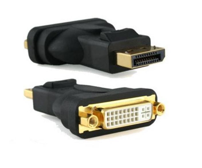 Cables/Astrotek: Astrotek, DisplayPort, DP, to, DVI-D, Adapter, Converter, 20, pins, Male, to, DVI, 24+1, pins, Female, ~CB8W-GC-DPDVI, 