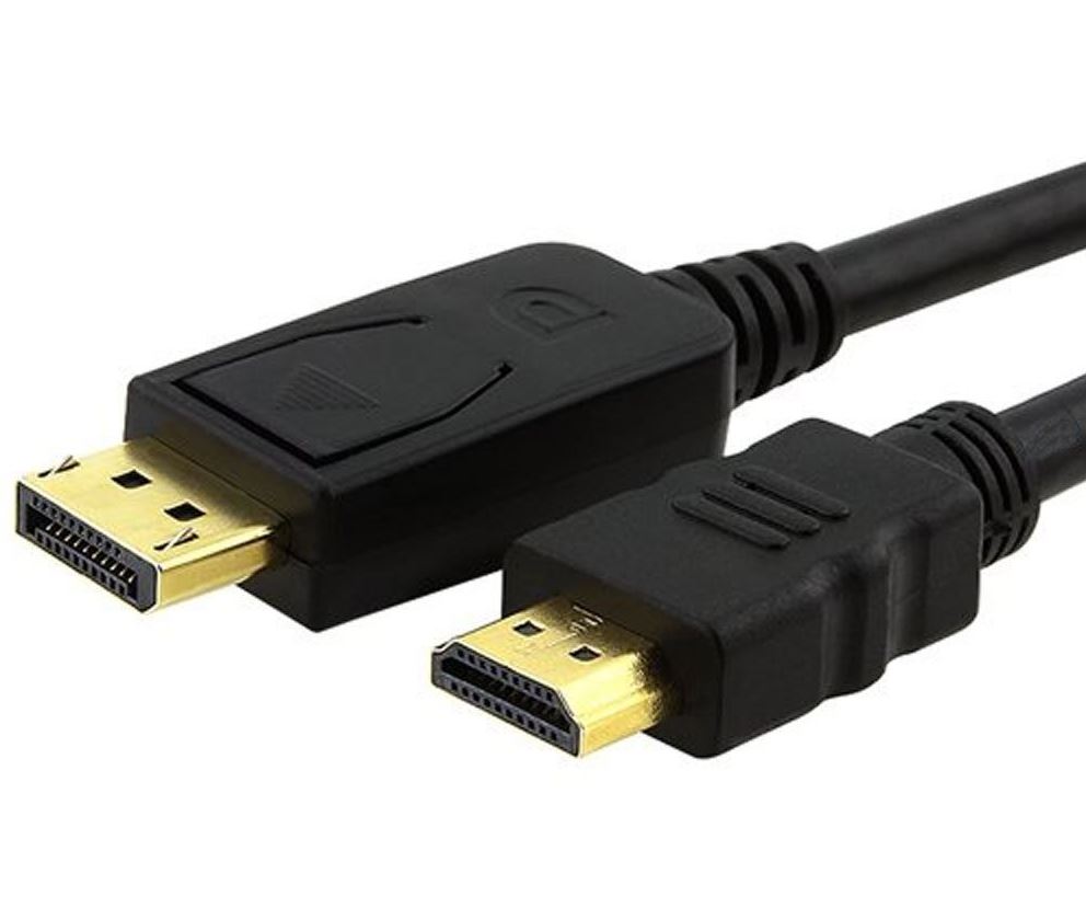 Video Cables/Astrotek: Astrotek, DisplayPort, DP, to, HDMI, Adapter, Converter, Cable, 1m, -, Male, to, Male, 1080P, Gold-Plated, for, PC/Laptop, to, HDTVs, Proje, 