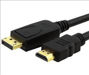 Astrotek, DisplayPort, DP, to, HDMI, Adapter, Converter, Cable, 1m, -, Male, to, Male, 1080P, Gold-Plated, for, PC/Laptop, to, HDTVs, Proje, 