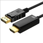 Astrotek, DisplayPort, DP, Male, to, HDMI, Male, Cable, 4K, Resolution, For, Laptop, PC, to, Monitor, Projector, HDTV, Video, Cable, 1M, 