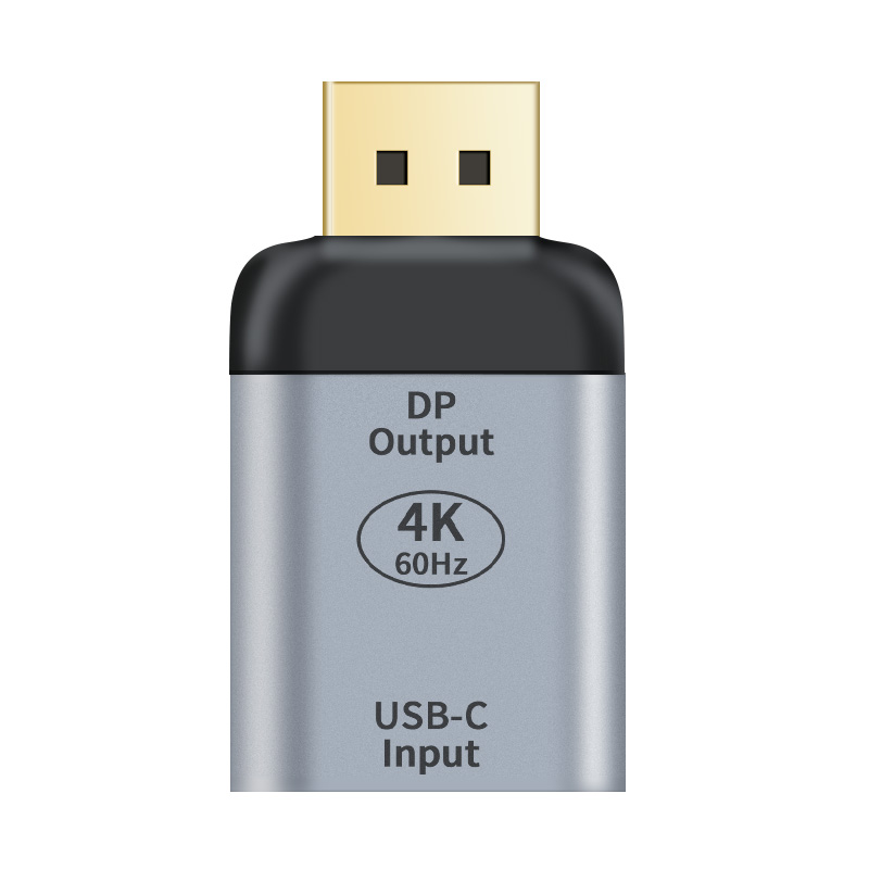 Astrotek, USB-C, to, DP, DisplayPort, Female, to, Male, Adapter, support, 4K@60Hz, Aluminum, shell, Gold, plating, for, Windows, Android, 
