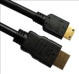 Astrotek, HDMI, to, Mini, HDMI, Cable, 2m, -, 1.4v, 19, pins, A, Male, to, Mini, C, Male, 30AWG, OD6.0mm, Gold, Plated, Black, PVC, Jacket, for, 
