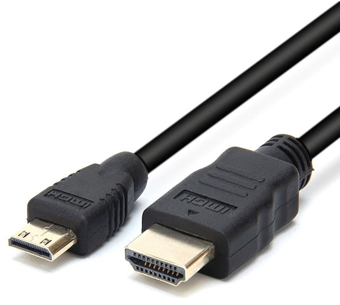 Video Cables/Astrotek: Astrotek, Mini, HDMI, to, HDMI, Cable, 1m, with, Ethernet, 1.4V, 3D, HD, 1080p, 9pin, Male, (Type, A), to, 19P, Male, (Type, C), 30AWG, for, Tab, 
