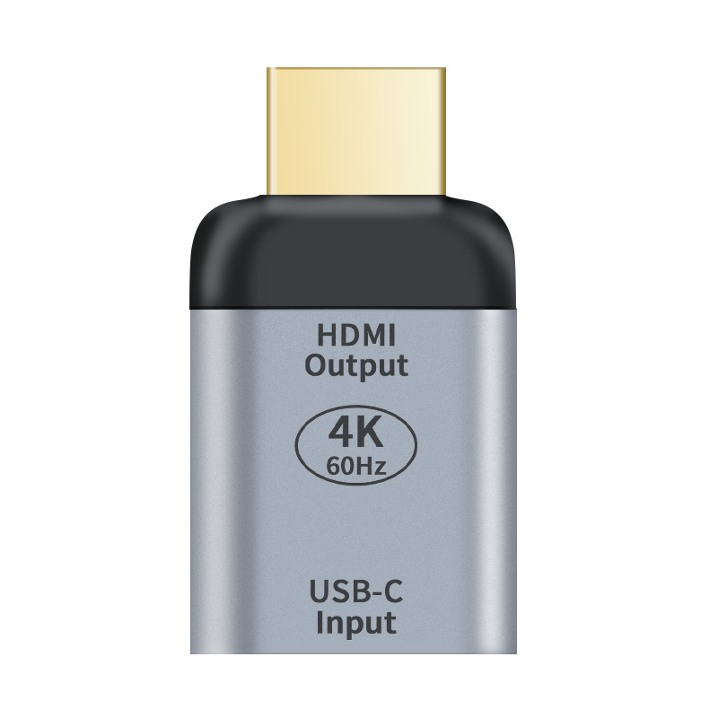 Astrotek, USB-C, to, HDMI, Female, to, Male, Adapter, support, 4K@60Hz, Aluminum, shell, Gold, plating, for, Windows, Android, Mac, OS, 