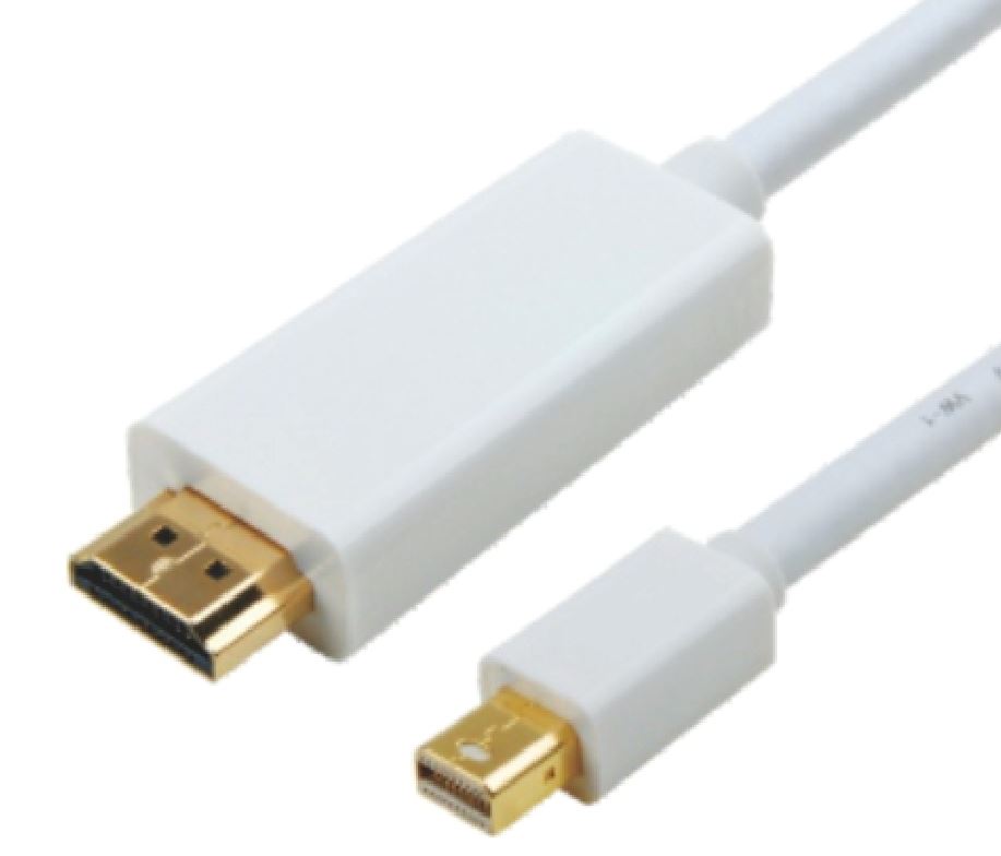 Video Cables/Astrotek: Astrotek, Mini, DisplayPort, DP, to, HDMI, Cable, 5m, -, 20, pins, Male, to, 19, pins, Male, 32AWG, Gold, Plated, 