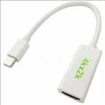 Astrotek, Mini, DisplayPort, DP, to, HDMI, Converter, Adapter, Cable, 15cm, -, 20, pins, Male, to, 19, pins, Female, 4096x2160, @, 60Hz, Nick, 