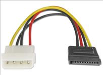 Astrotek, SATA, Power, Cable, 15cm, 4, pins, Male, to, 15, pins, Female, 18AWG, RoHS, LS, 