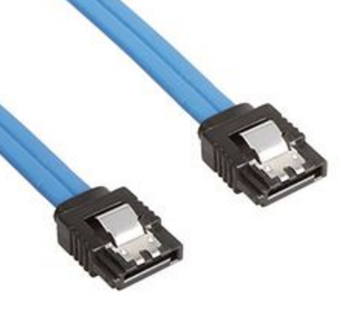 Cables/Astrotek: Astrotek, SATA, 3.0, Data, Cable, 50cm, Male, to, Male, Straight, 180, to, 180, Degree, with, Metal, Lock, 26AWG, Blue, ~CB8W-FC-5080, 