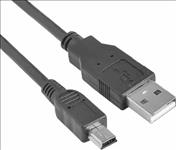 Astrotek, USB, 2.0, Cable, 1m, -, Type, A, Male, to, Mini, B, 5, pins, Male, Black, Colour, RoHS, 