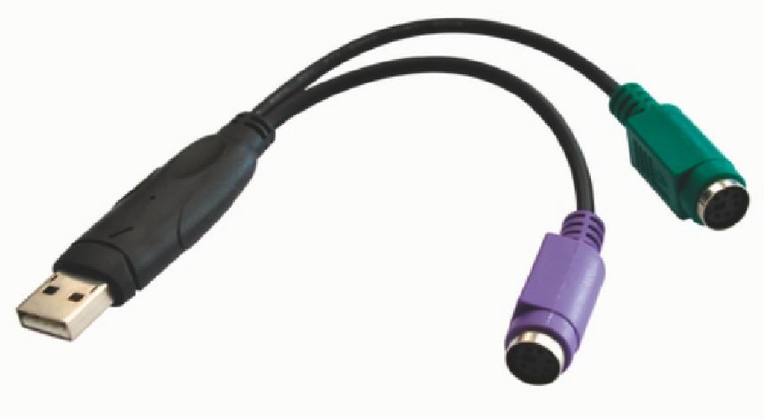 Astrotek, USB, 2.0, to, PS2, Cable, 15cm, -, for, Mouse, Keyboard, Black, Colour, RoHS, 