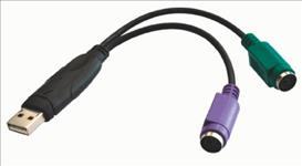 Astrotek, USB, 2.0, to, PS2, Cable, 15cm, -, for, Mouse, Keyboard, Black, Colour, RoHS, 