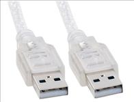 Astrotek, USB, 2.0, Cable, 1m, -, AM-AM, Type, A, Male, to, Type, A, Male, Transparent, Colour, RoHS, 