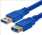 Astrotek, USB, 3.0, Extension, Cable, 1m, -, Type, A, Male, to, Type, A, Female, Blue, Colour, 