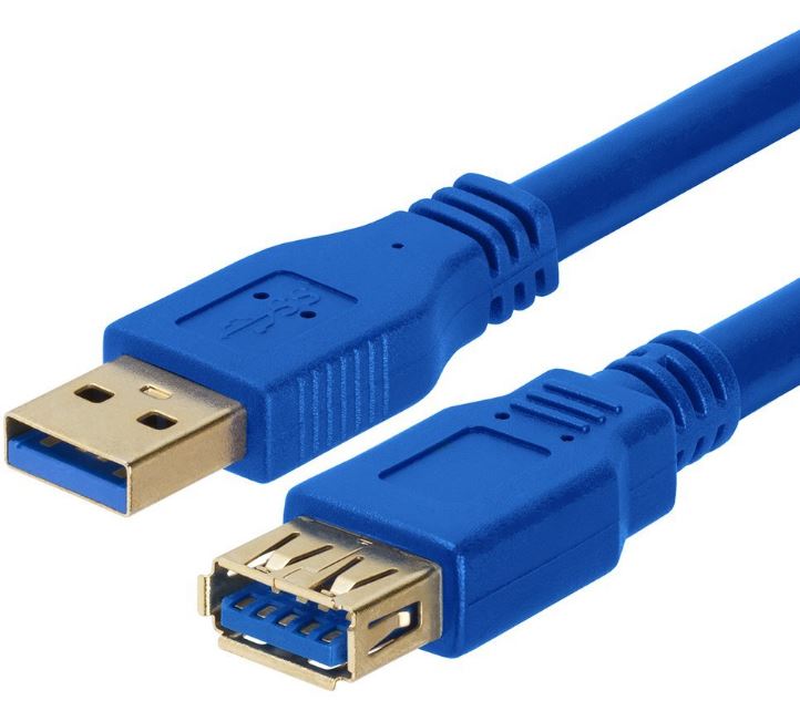 Cables/Astrotek: Astrotek, USB, 3.0, Extension, Cable, 3m, -, Type, A, Male, to, Type, A, Female, Blue, Colour, 