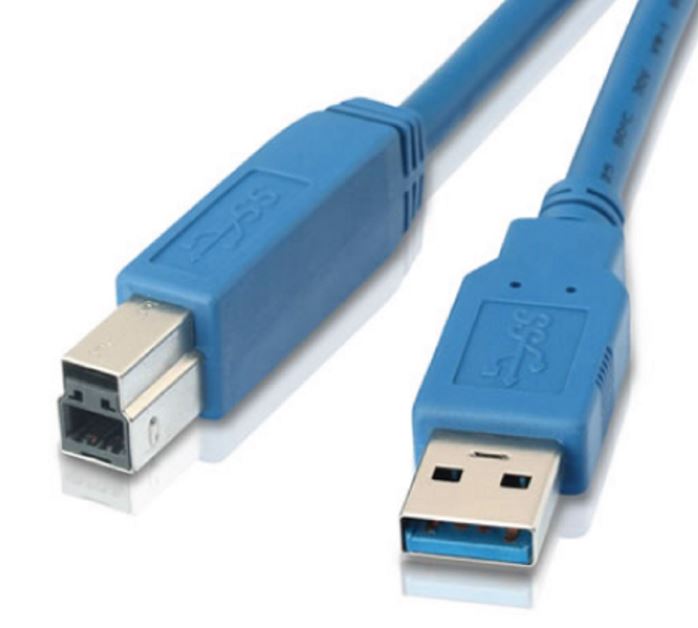 Astrotek, USB, 3.0, Printer, Cable, 1m, -, AM-BM, Type, A, to, B, Male, to, Male, Blue, Colour, for, External, HDD, Printer, Scanner, Docking, 