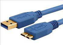 Astrotek, USB, 3.0, Cable, 2m, -, Type, A, Male, to, Micro, B, Blue, Colour, 