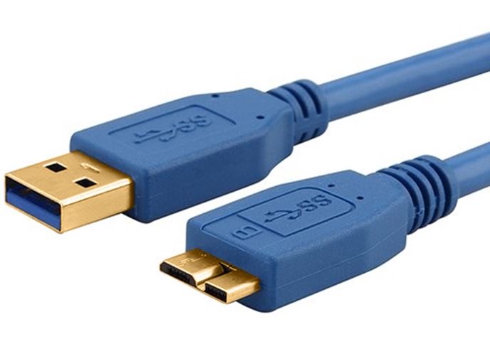 Cables/Astrotek: Astrotek, USB, 3.0, Cable, 3m, -, Type, A, Male, to, Micro, B, Blue, Colour, 