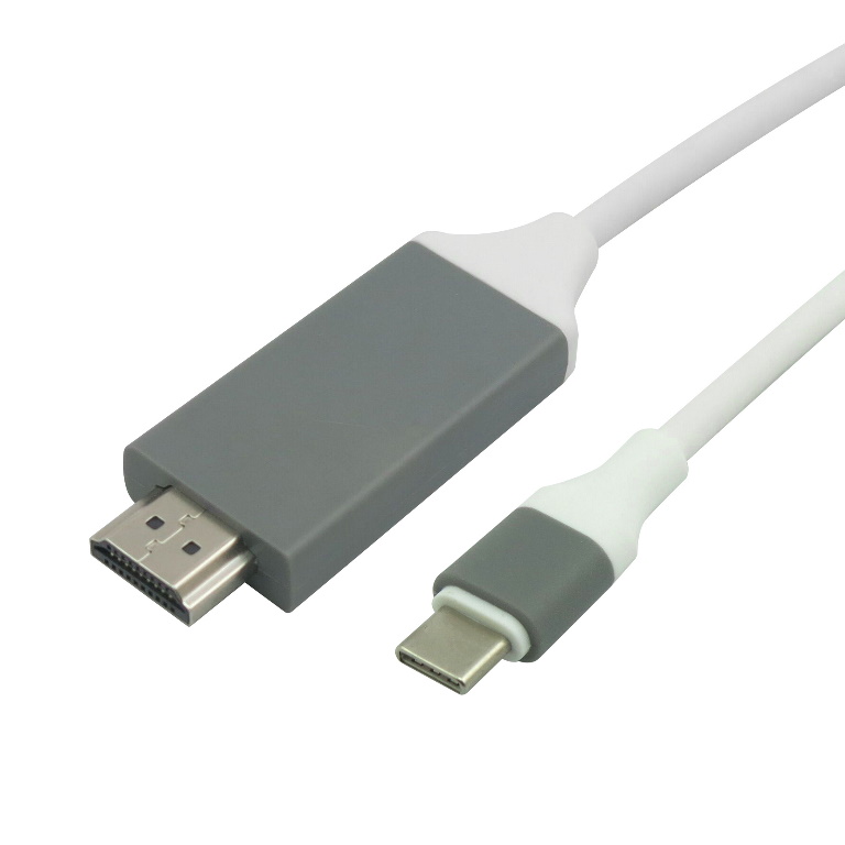Cables/Astrotek: Astrotek, 2m, USB, 3.1, Type, C, (USB-C), to, HDMI, Adapter, Converter, Cable, Male, to, Male, for, Apple, Macbook, Chromebook, Samsung, Gal, 