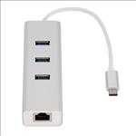 Astrotek, USB-C, Type-C, to, LAN, +, 3, Ports, USB3.0, Hub, Gigabit, RJ45, Ethernet, Network, Adapter, Converter, Cable, 15cm, for, Apple, N, 