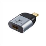 Astrotek, USB-C, to, Mini, DP, DisplayPort, Male, to, female, adapter, support, 8K@60Hz, 4K@60Hz, for, iPad, Pro, Macbook, Air, Samsung, Ga, 