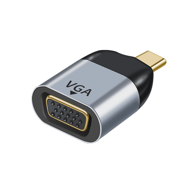 Astrotek, USB-C, to, VGA, Male, to, Female, Adapter, support, 1080P@60Hz, QXGA, QWXGA, WUXGA, UXGA, for, iPad, Pro, Macbook, Air, Samsung, G, 