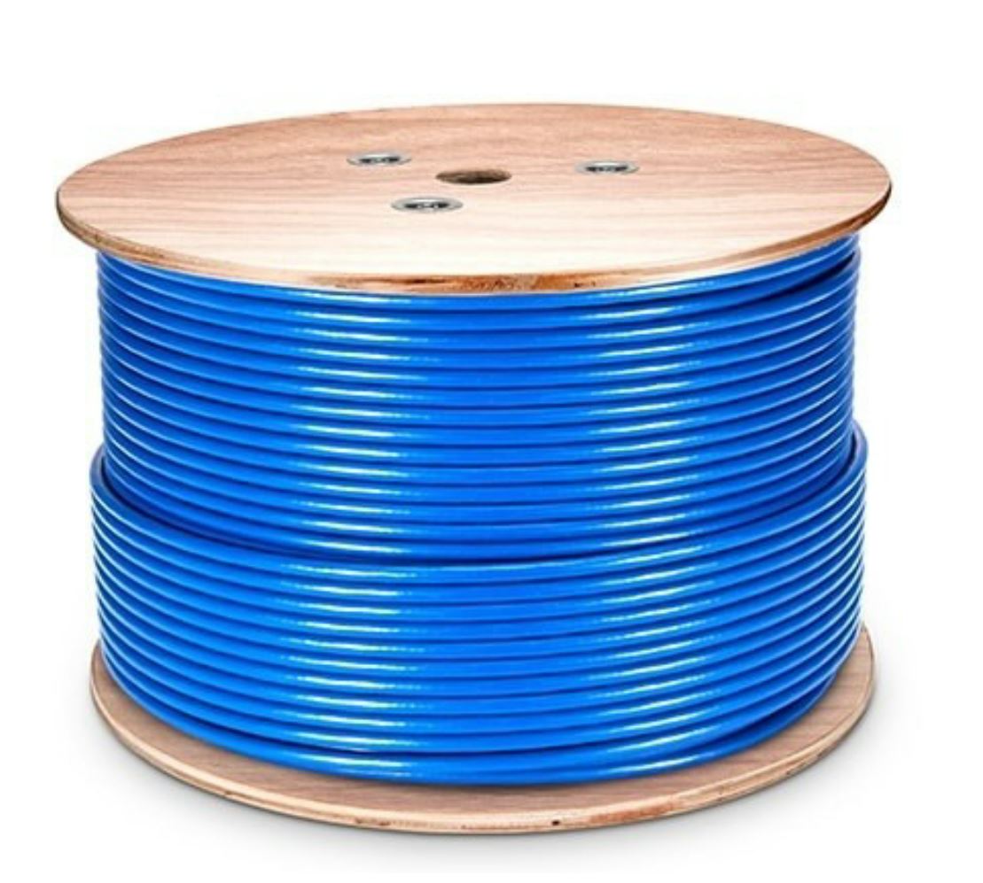 Astrotek, CAT6, FTP, Cable, 305m, Roll, -, Blue, Full, 0.55mm, Copper, Solid, Wire, Ethernet, LAN, Network, 23AWG, 0.55cu, Solid, 2x4p, PVC, 