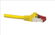 Hypertec, CAT6A, Shielded, Cable, 10m, Yellow, Color, 10GbE, RJ45, Ethernet, Network, LAN, S/FTP, Copper, Cord, 26AWG, LSZH, Jacket, 