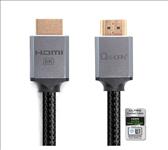 Oxhorn, HDMI2.1a, 8K@60Hz, 3D, Ultra, Certified, Ethernet, Aluminum, Header, Cable, 1m, Male, to, Male, 