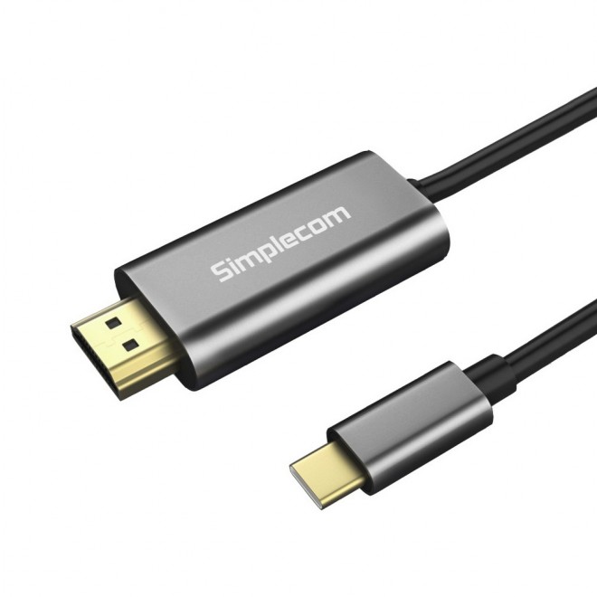 Simplecom, DA321, USB-C, Type, C, to, HDMI, Cable, 1.8M, (6ft), 4K@30Hz, 