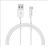 Verbatim, Charge, &, Sync, microUSB, Cable, 1m, -, White, 