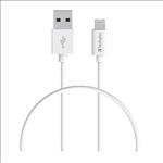 Verbatim, Charge, &, Sync, Lightning, Cable, 1m, -, White--Lightning, to, USB, A, 